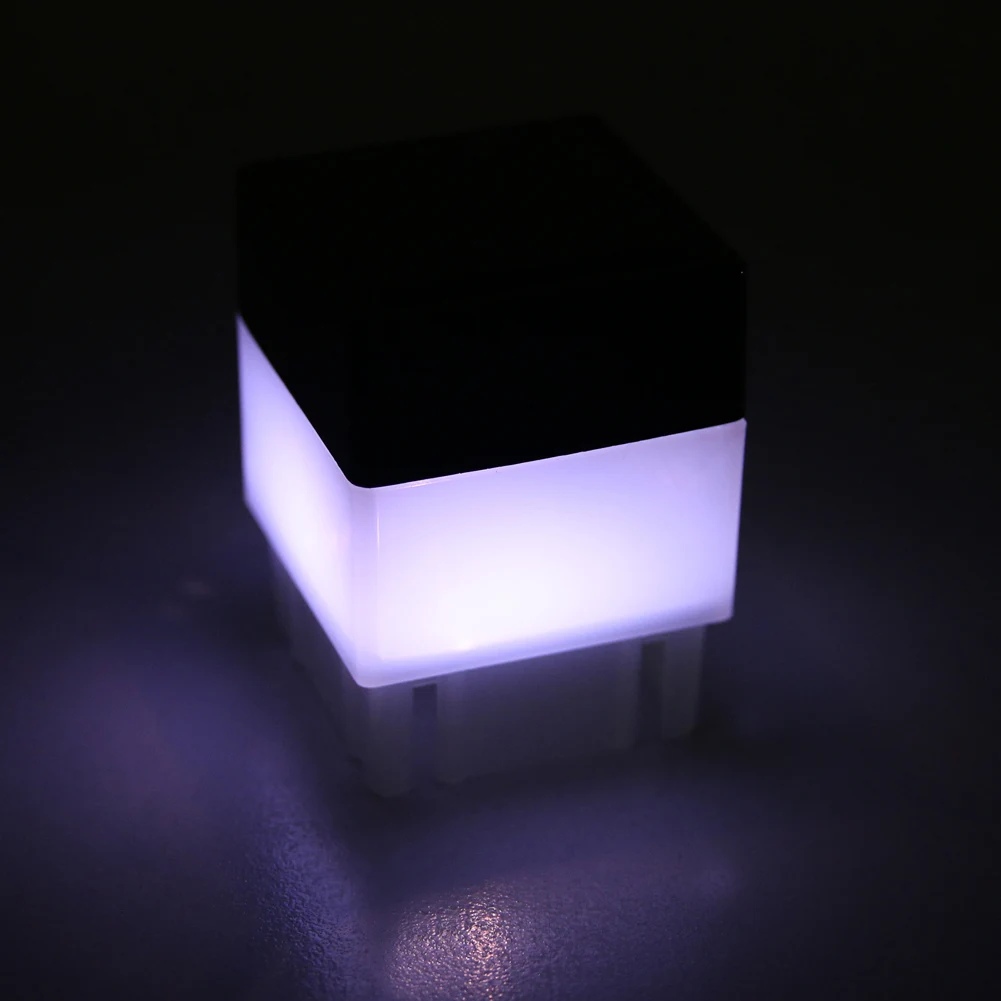 LED Solar Column Head Light Solar Powered Pillar Lamp Outdoor Waterproof Post Light for Villa Courtyard Landscape Garden Decor