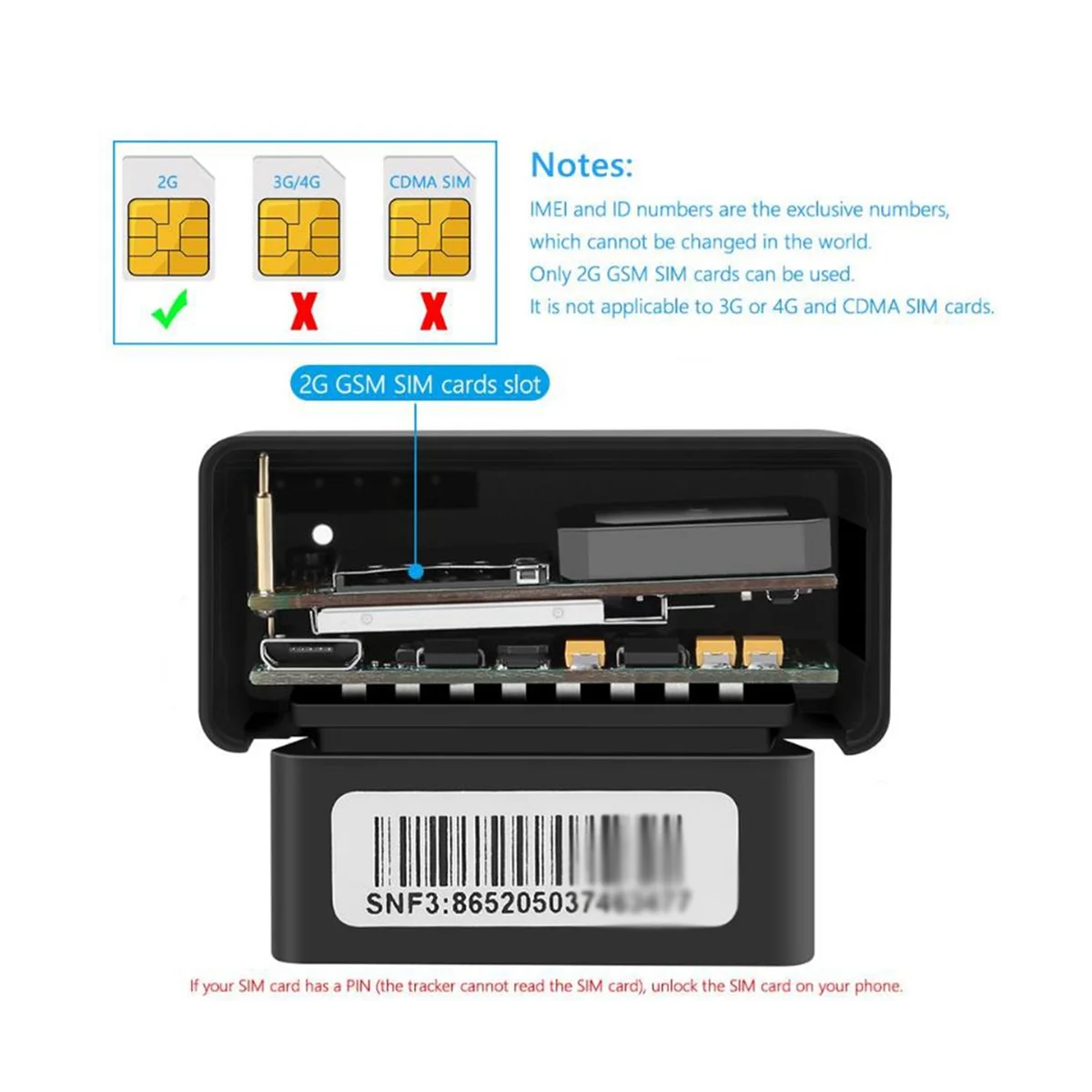 

OBD GPS Tracker with Voice Listen Car Tracking Vehicle Anti-Lost 2G GPS Locator Simple to Install