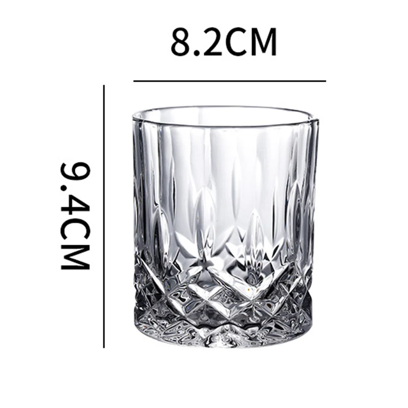 315ml Classic Whiskey Glass Transparent Household Creative Liquor Spirit Beer Glasses Party Bar KTV Vodka Gin Tequila Rum Cups