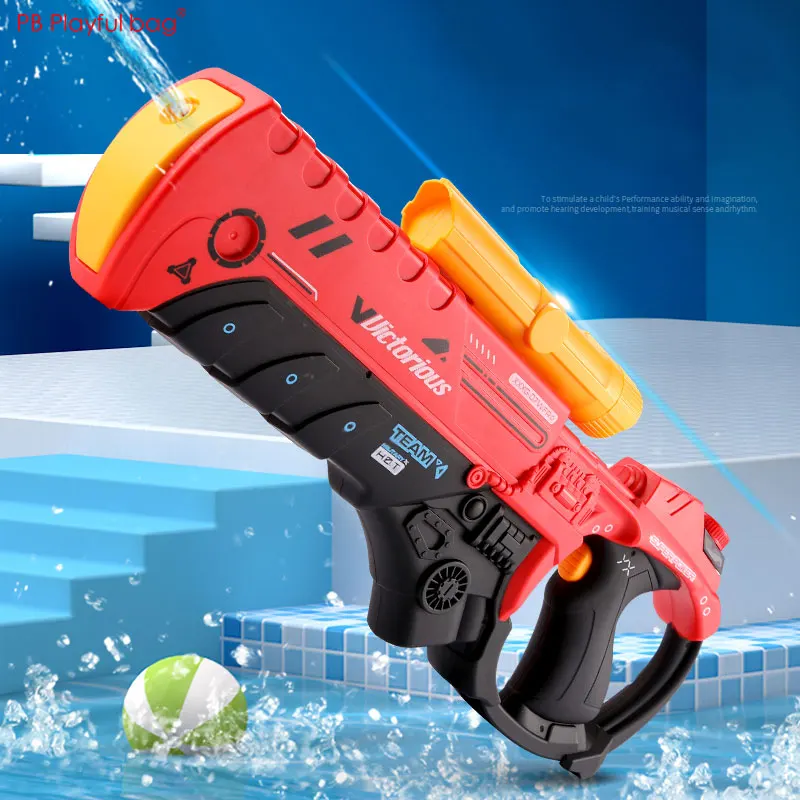 Summer Electric Water Gun With 1000ML Water Bag High Speed Blaster Swimming Pool Party Toys Kids Entertainment Gift AC138