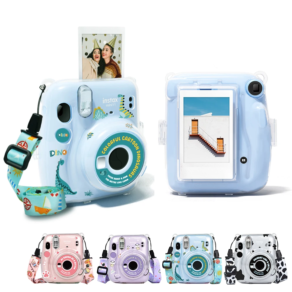  Fujifilm Instax Mini 12 Instant Film Camera (Pastel Blue),  Fuji Instax Film Value Pack 30 Sheets, Protective Case, Instax Gift Bundle  : Electronics