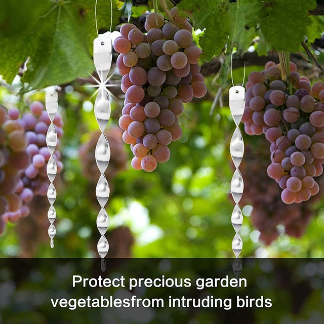 Madártaszító Reflektív Ijesztő Rudak Spirál Madár Roting Forgó Rúd Elrettentő Vezérlő Eszköz Mezőgazdasági Dekoráció - Image 4