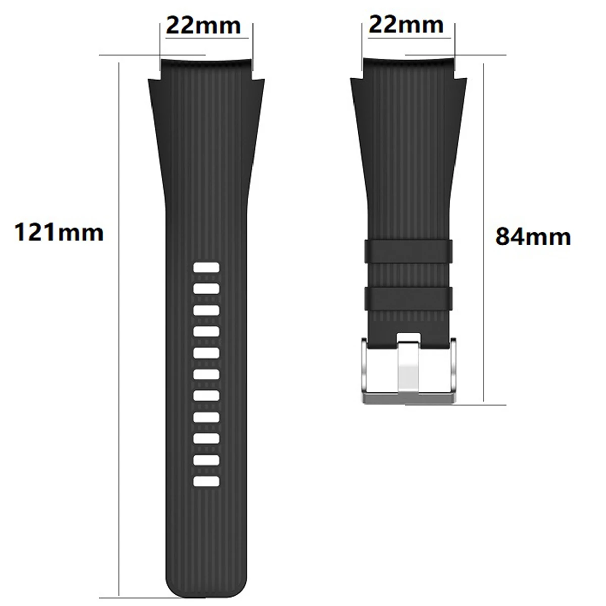 Silicone Smart Watch Strap for Samsung Galaxy Watch 3 45mm 41mm Galaxy Watch 42mm 46mm Replacement Bracelet for Gear S3 Wristban Silicone Smart Watch Strap for Samsung Galaxy Watch 3 45mm 41mm Galaxy Watch 42mm 46mm Replacement Bracelet for Gear S3 Wristban