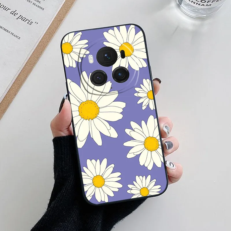 Lovely Cartoon Flower Slim Soft Silicone Phone Case Cover