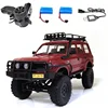 WPL C54-1 RC CAR C54 CAR LC80 Crawler Simulate Full Scale 260 Motor Off Road Climbing Monsterk WPL 4WD Kids Gift 2