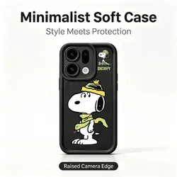 Cute Cartoon S - Snoopys Shockproof Phone Case for OPPO F19 4G (XIE010058TY1)