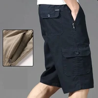 Big Size Men's Sports Casual Shorts Fashion Loose Straight Cargo Shorts Cotton Comfortable Beach Running Short Pants 2