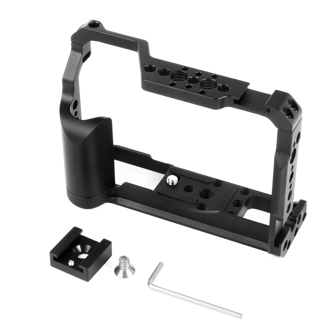 XT20 XT30 Kamerakäfig Rig Griff oben 15 mm Stangenklemmhalterung Videostabilisator Schutzrahmen für Fujifilm Fuji XT-20 XT30II – Detail 10
