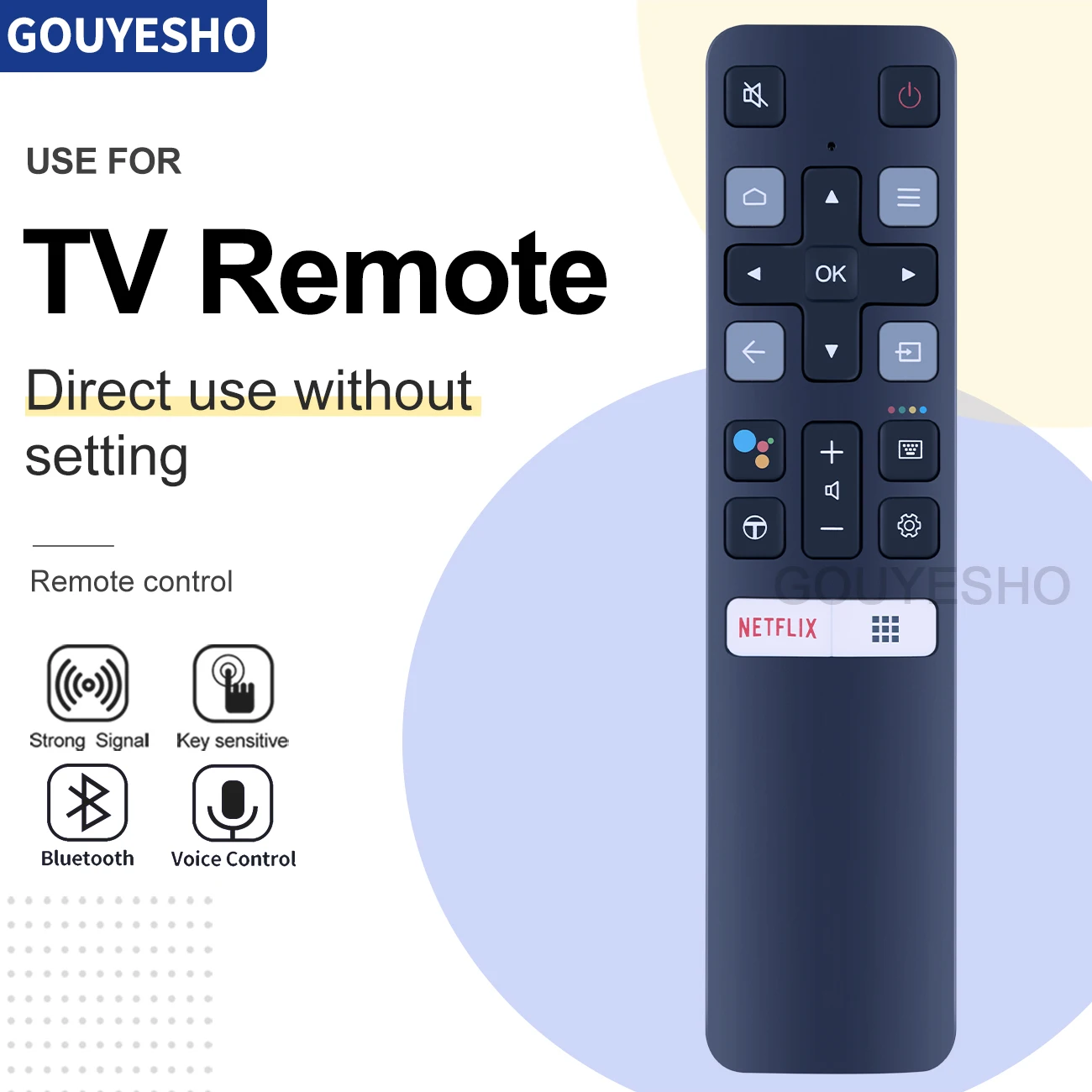 

Новый голосовой пульт дистанционного управления RC802V FMR2 RC802V FMR1 для TCL Smart TV