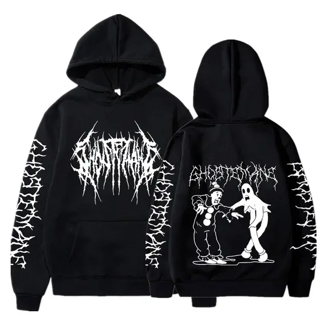 thumbnail image 1 of Ghostemane-sudaderas con capucha para hombres y mujeres, sudaderas con capucha de moda para niños, sudaderas con capucha de Hip Hop, ropa de rapero, abrigos góticos para niños, 1 of 3