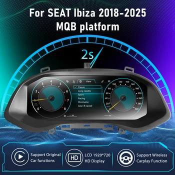 Panel de Instrumentos Digital para SEAT Ibiza 2018-2025, Plataforma MQB, Cabina Virtual, Velocímetro 1