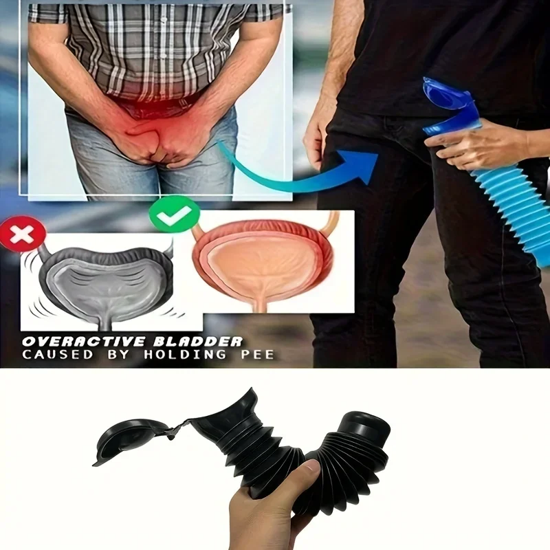 2pcs Portable & Reusable Travel Urinal for Men and Women Ideal for Camping Long-Distance Driving & Vehicle Use