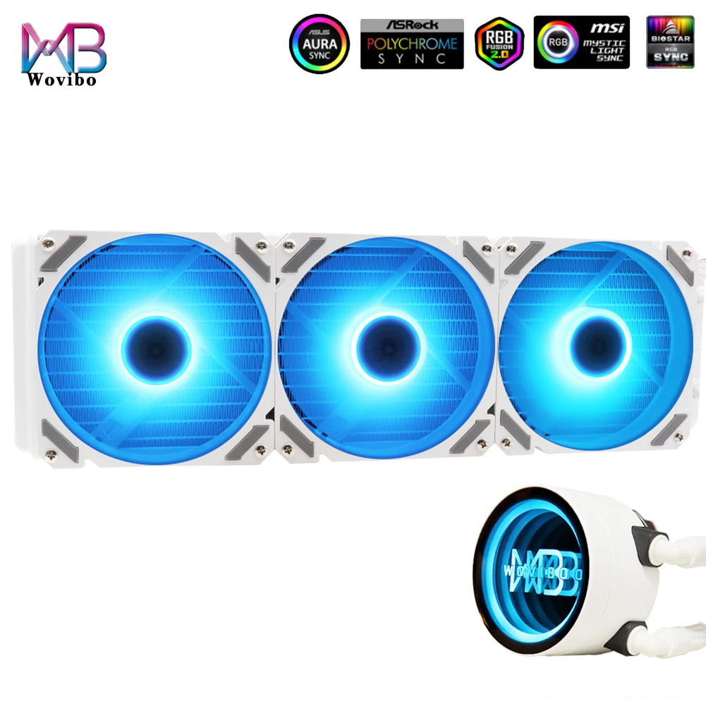 CPU Water AIO Cooler High Performance Liquid Cooling Radiator 360mm