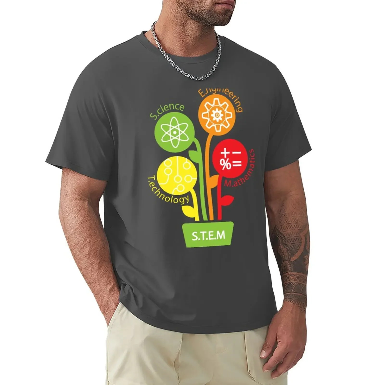 

STEM: Science Technology Engineering Mathematics Shirts: Best Teacher Shirts Gifts T-Shirt quick-drying mens clothes