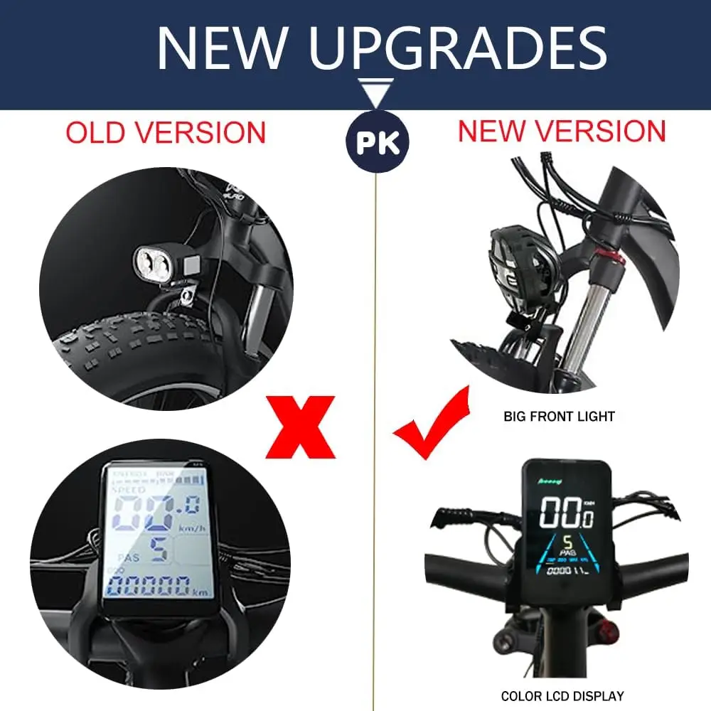 2000W Electric Bicycle Dual Motor Smlro V3 Pro 26inch 48V 35MPH 16Ah 22.4Ah Snow Mountain Bike Full Suspension Ebike For Adult