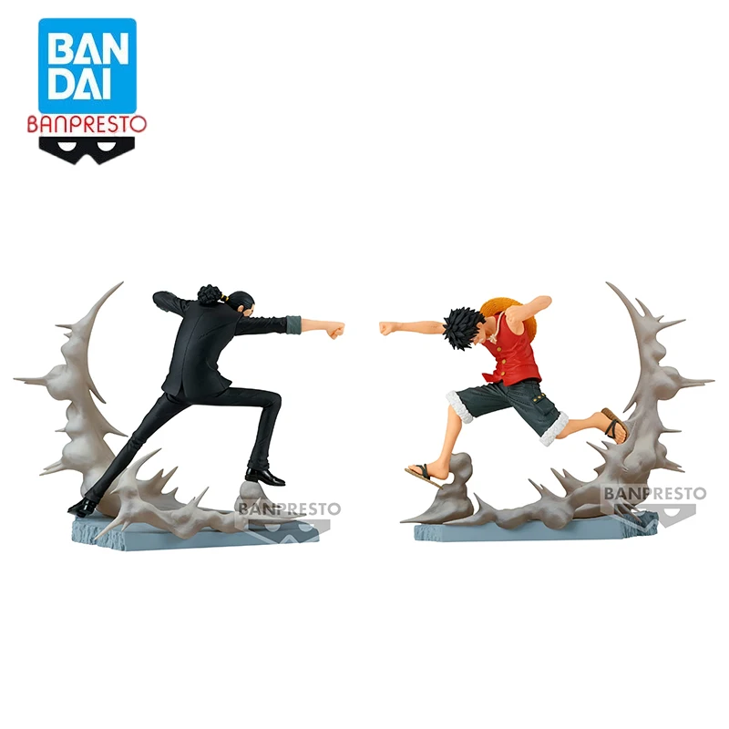 

Original BANDAI Banpresto ONE PIECE Rob Lucci VS Luffy Pvc Anime Figure Action Figures Model Toy