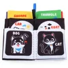 Montessori Baby Cloth Books Soft Rustle Sound Baby Books Infant Early Learning Educational Toys for 0 -12 Months Toddler Gifts 4