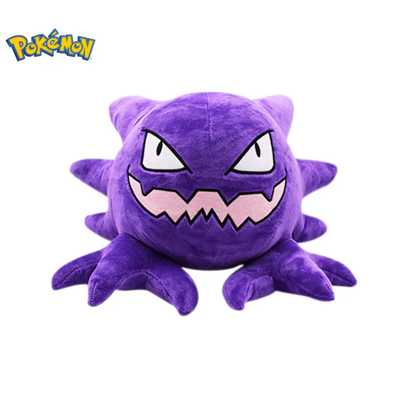 

TAKARA TOMY Pokemon плюшевые игрушки Gengar мягкие игрушки-животные Kawaii Purple Geng детская подушка с призраком аниме для детей куклы игрушки для детей подарок