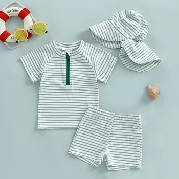 Striped Baby Swim Set 1