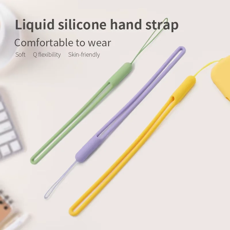 Silicone Wrist Strap Charms - Cute Lanyards for Phones, Cameras, Keys, and Accessories