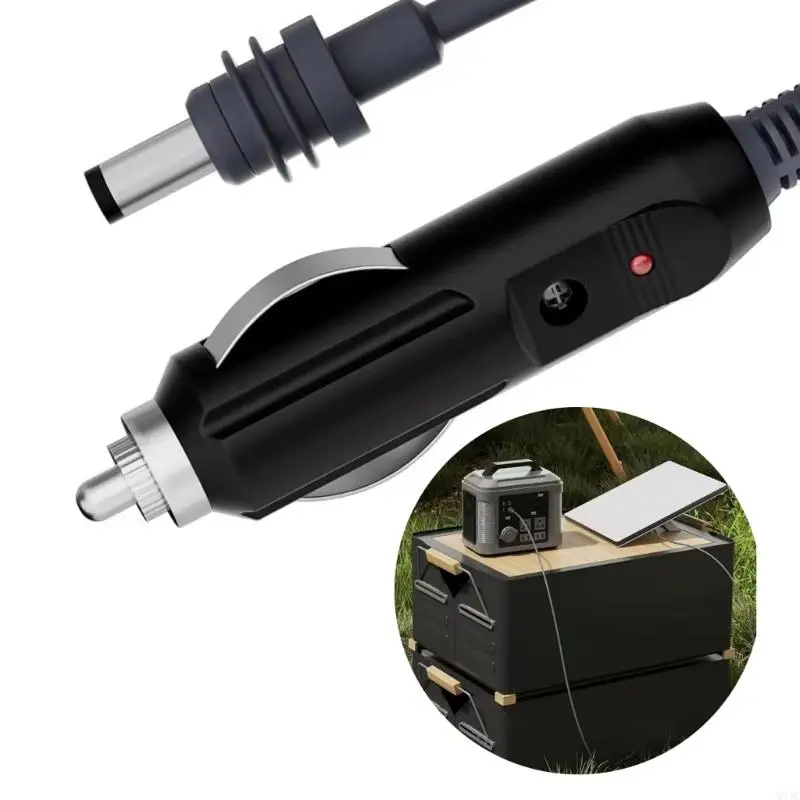 DC12V Car Charging Adapter Cable For MINI Satellite and Other Devices X7JC