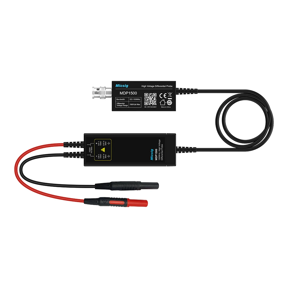 Micsig Oscilloscope High Voltage Differential Probe MDP Series MDP700/1500/3000 DP/10007/10013/20003 100MHz