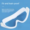 Adults Electroplated Swimming Goggles Large Frame Waterproof Swim Glasses Diving Water Sport Eyewear with Earplug for Men Women 4