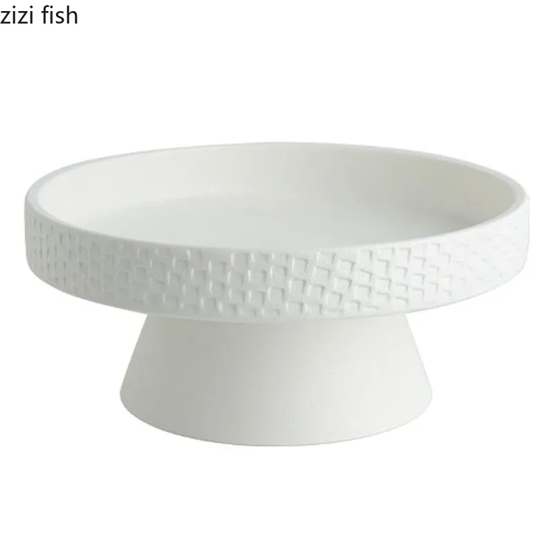 طبق عشاء سيراميك فاخر عالي القدم | مقاوم للميكرووي...