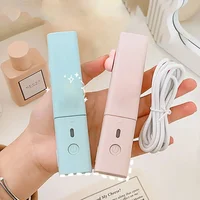 Portable Mini Cute USB Straight Hair Stick Hair Straightener Dormitory Small Power Splint Fluffy Bangs Straight Hair Curling 1