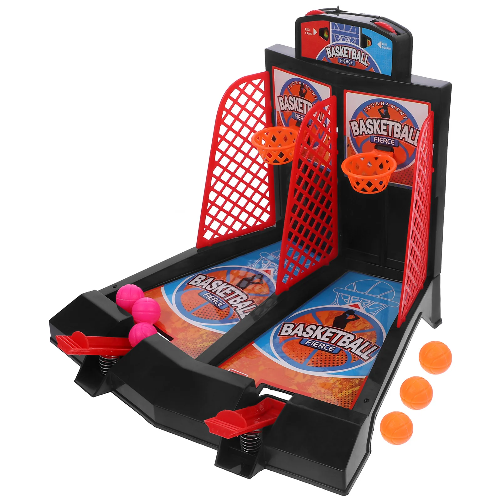 

Mini Desktop Basketball Shooting Game Toy Double People Parent-Child Interactive Table Battle Toy Anti Stress For Children Gift