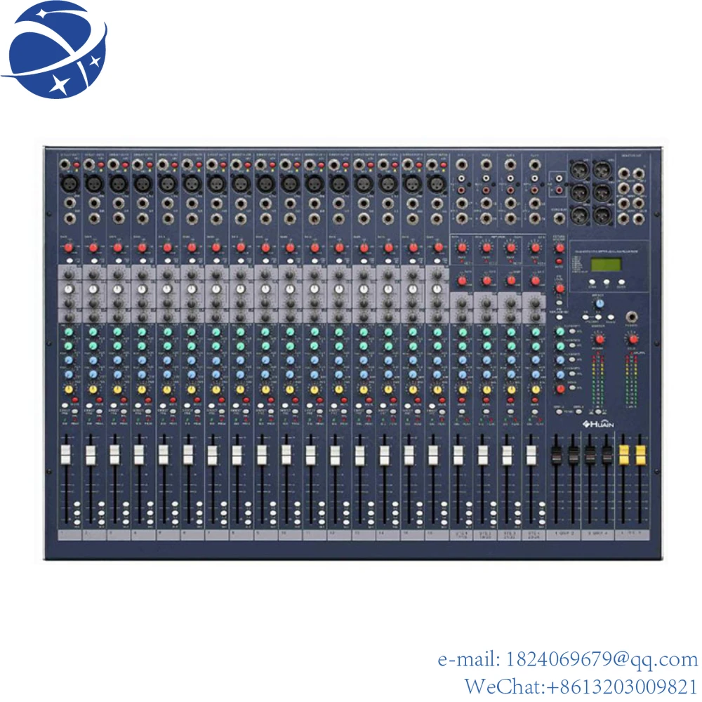 

24-channel pro live sound console controller audio studio multi track DJ Music mixer for karaoke stage