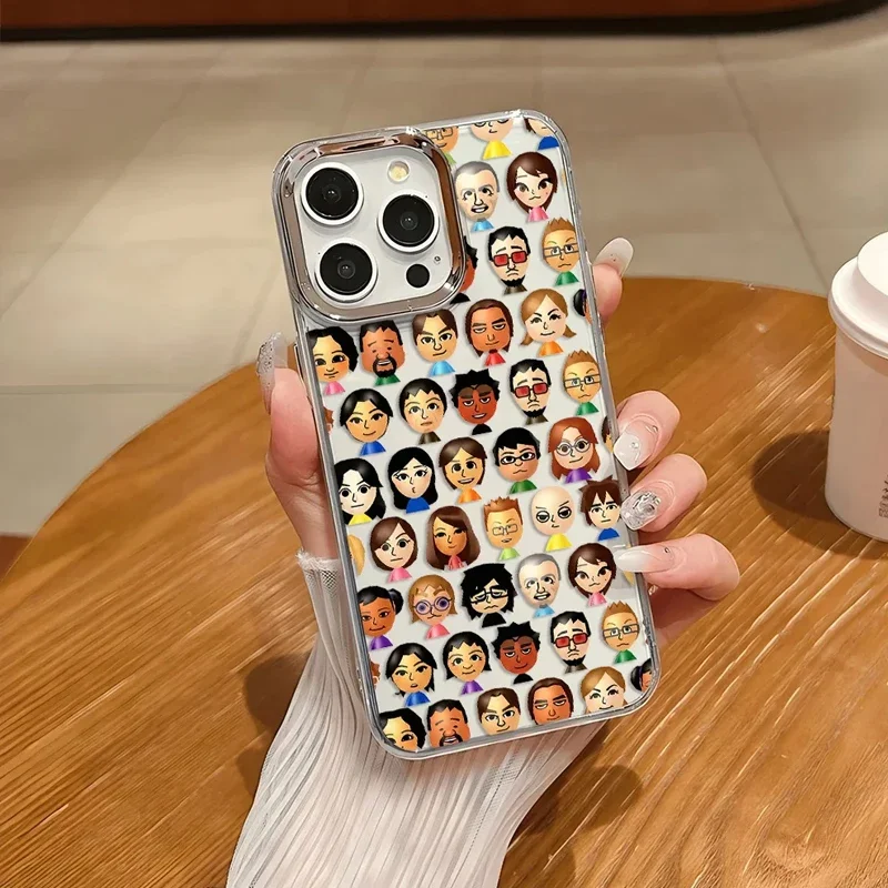 Transparent Full Screen Character Phone Case with Soft Cover