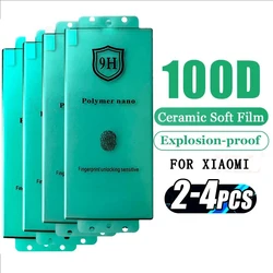 Explosion - Proof 3D Curved Clear Screen Protector, Soft Ceramic Film, 2 - 4 Pack for 2 piece (Xiaomi 13 Lite)