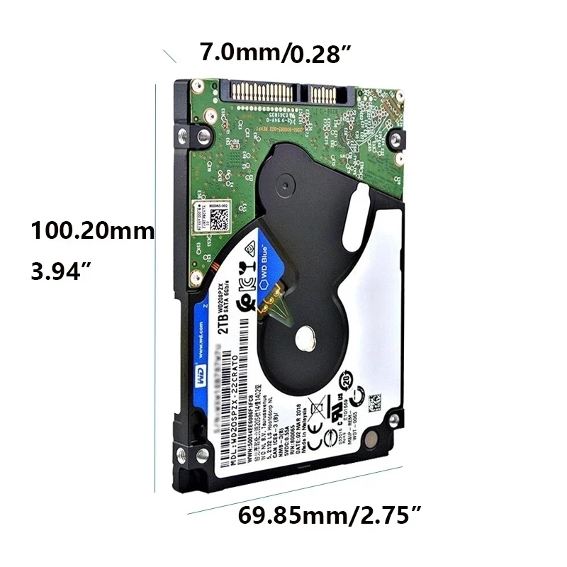    ϵ ũ ̺, Ʈ ƮϿ WD , SATA III, 6.0 Gb/s, 5400 RPM,  HDD, 1TB, 2TB, 4TB, 2.5 ġ
