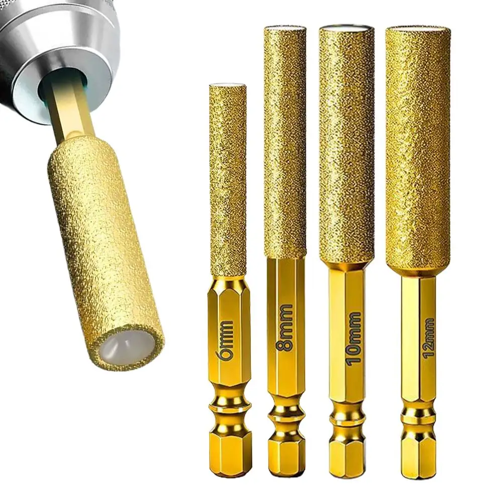 Premium Dry Diamond Drill Bit for Hard Materials - Granite, Tile, Marble, Ceramic & Glass
