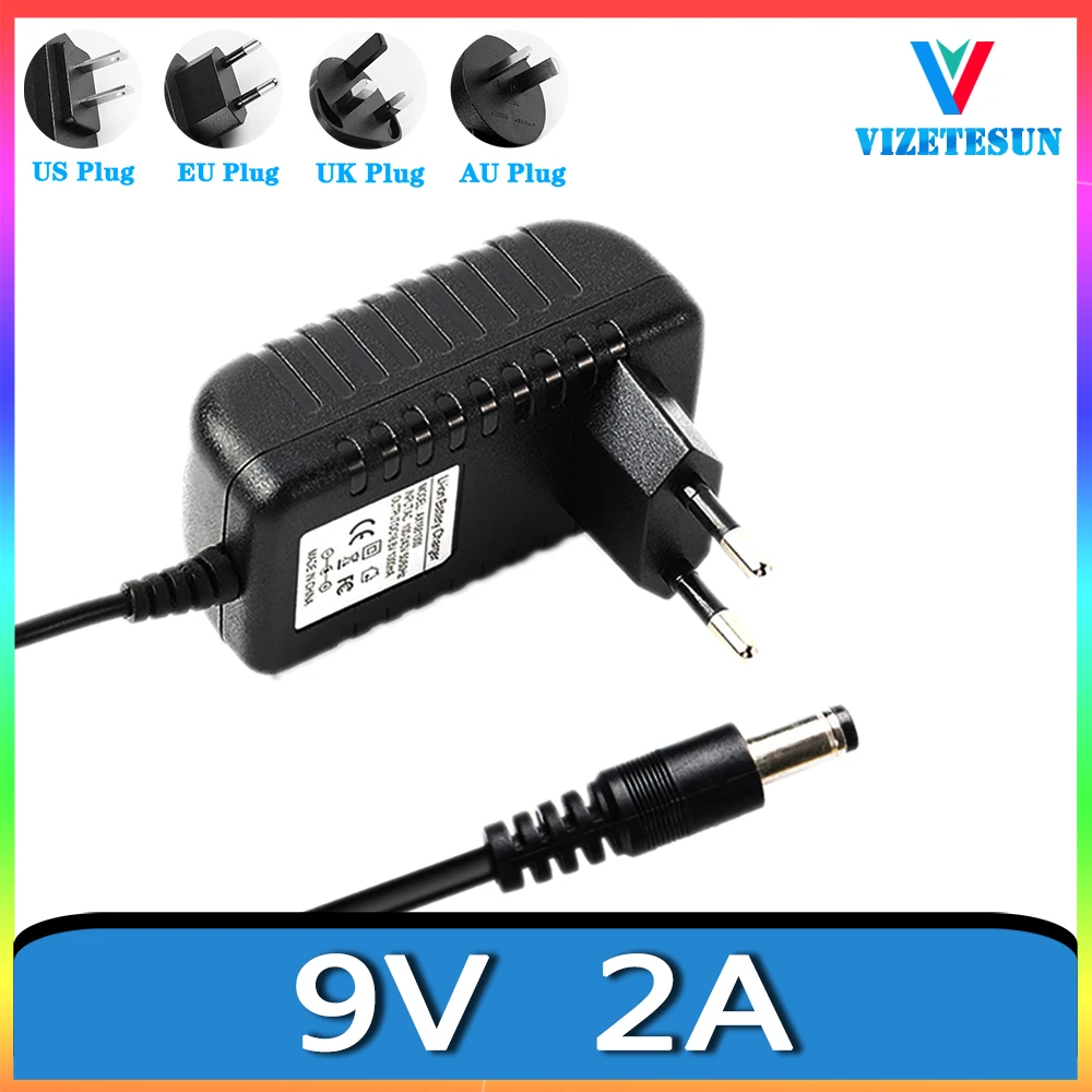 9v 2a British Power Adapter 9v 2000ma Inner Negative And Outer Positive