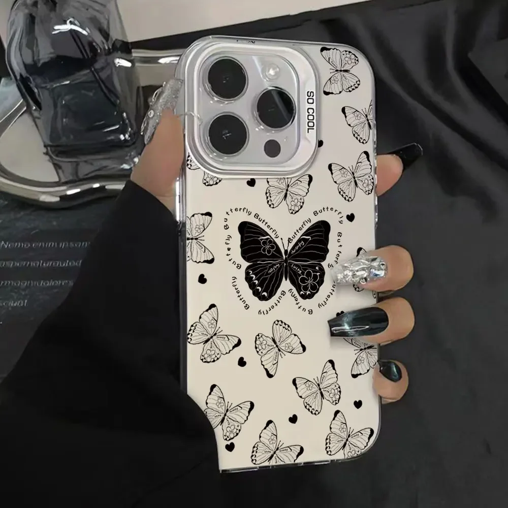Shockproof IMD Butterfly Design Phone Case