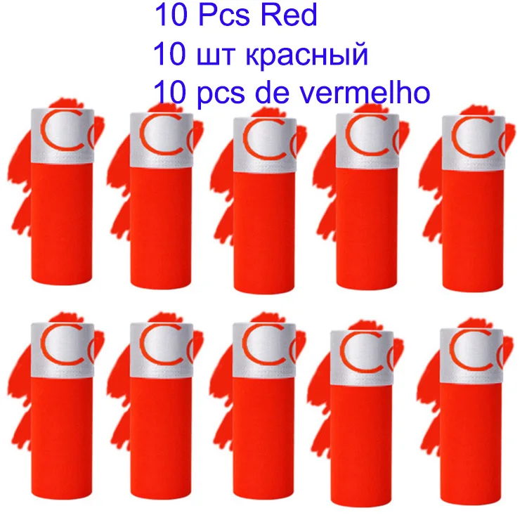 10 Pcs red