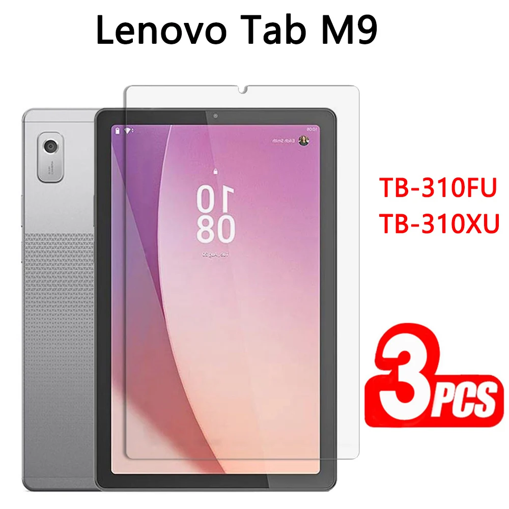 

(3 Packs) Tempered Glass For Lenovo Tab M9 2023 9.0-inch TB-310FU TB-310XU Anti-Scratch Tablet Screen Protector Film