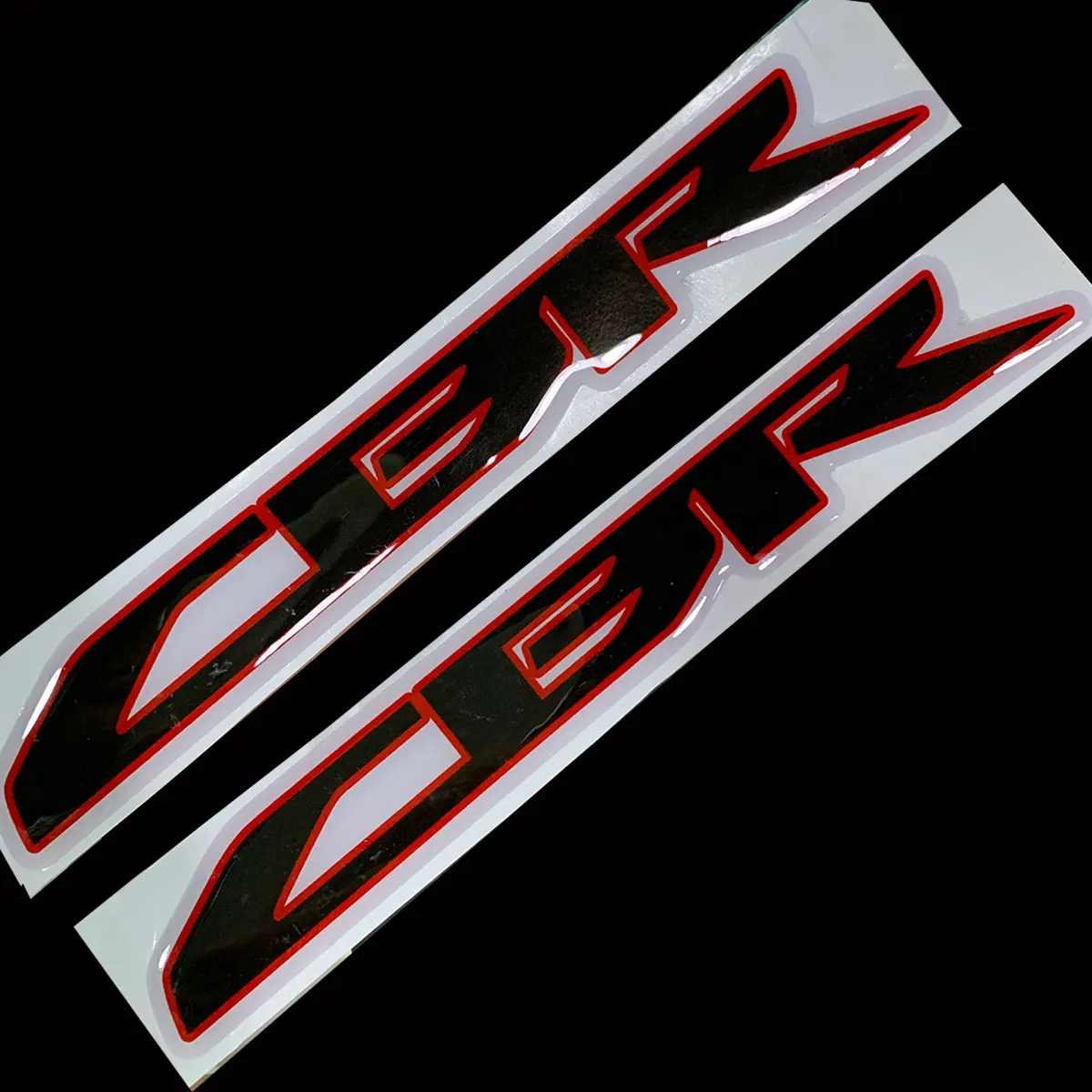 for HONDA CB650R CBR 650R 250RR 300R 400R 500R 600RR 650F 1000RR LOGO Motorcycle Chrome Raised Tank Pad Stickers Decals Emblem