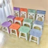 Foldable Stool Portable Outdoor Fishing Stool Creative Stall Plastic Small Bench Hand Showing Camp Folding Bench 2