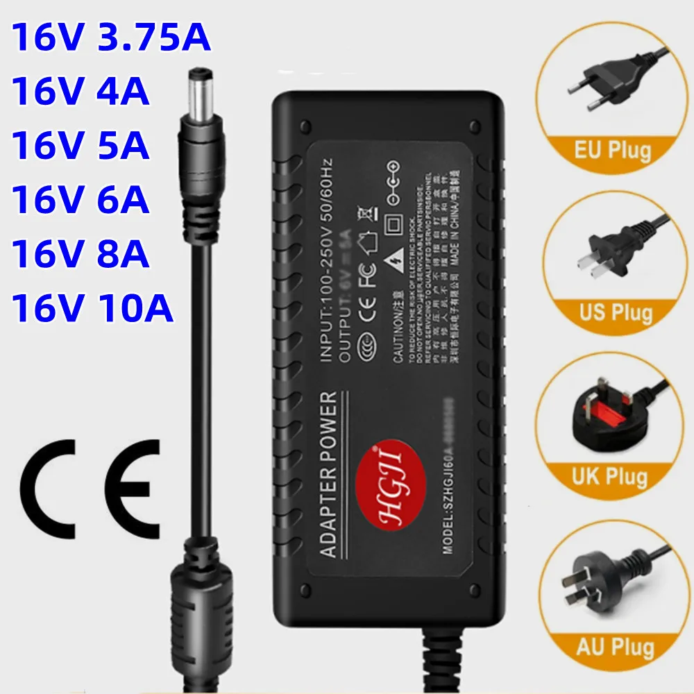 

16V 3.75A 4A 5A 6A 8A 10A Switch Power Supply Adapter