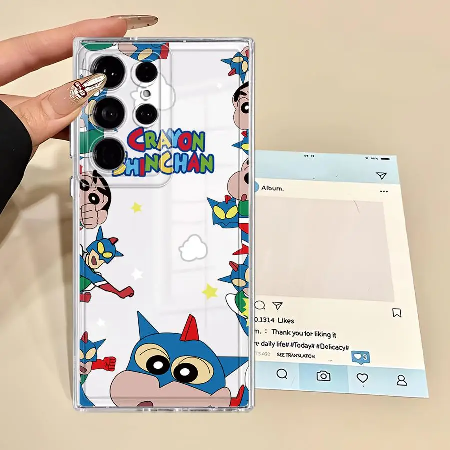 Cartoon Crayons Shinchan Phone Case Cover