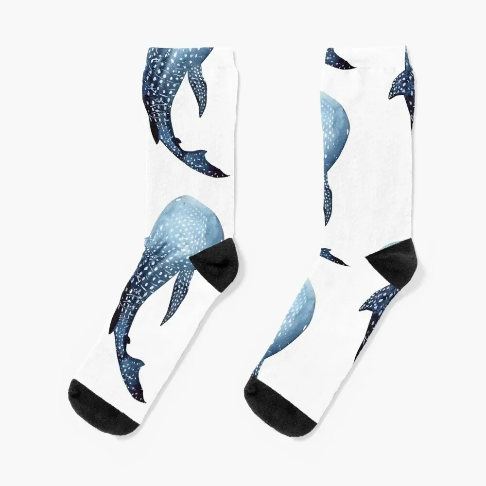 

Galaxy Whale Shark Socks Soccer winter gifts hip hop Male Socks Women's