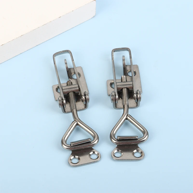 Stainless Steel Clamp Fastener 1Pc 304 Stainless Steel Clamp Deck Hasp Lock Boat Accessories Locker Anti Rattle Latch Fastener Clamp Marine Fastener stainless steel clamp fastener