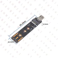 TG   M.2 NVME SSD to USB 3.2 GEN2 10Gbps Adapter Board RTL9210 Chip M.2 NVMe to USB-A - Image 5