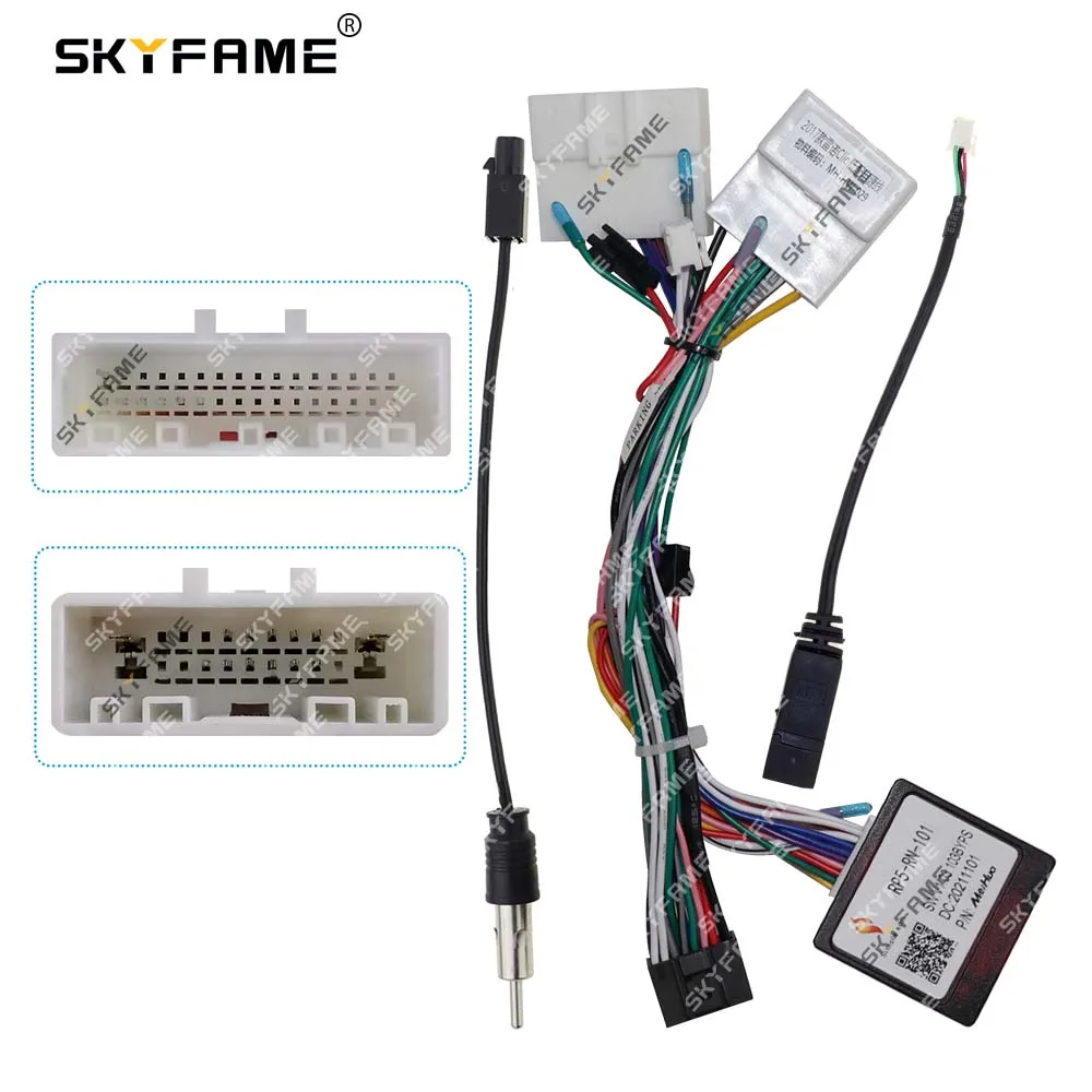 Skyfame-auto-16pin-kabelbaum-adapter-canbus-box-decoder-f-r-renault ...