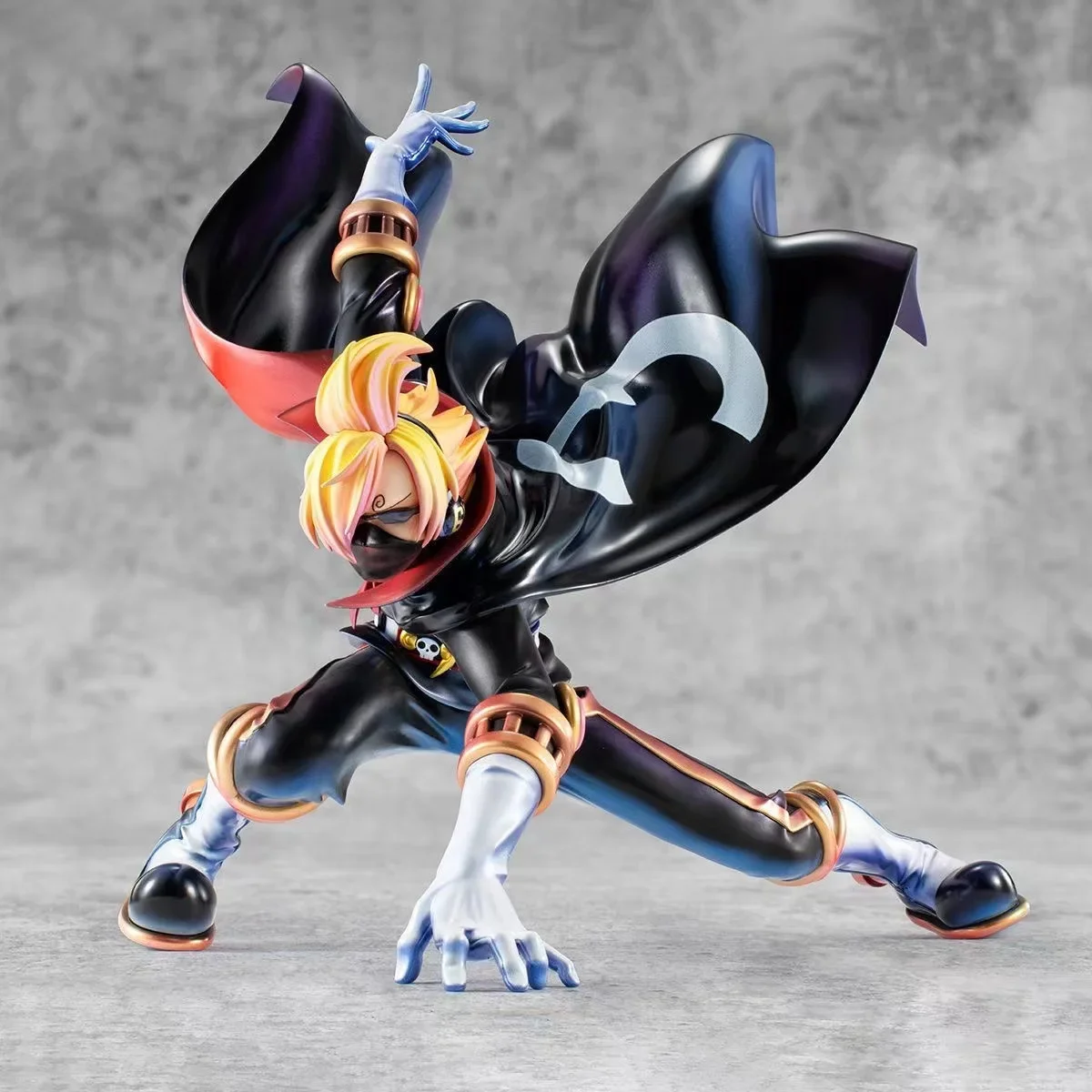 21Cm Anime One Piece Figure Osoba Mask Warriors Alliance Soba Mask Vinsmoke Sanji Action Figure Pvc Collection Model Toy