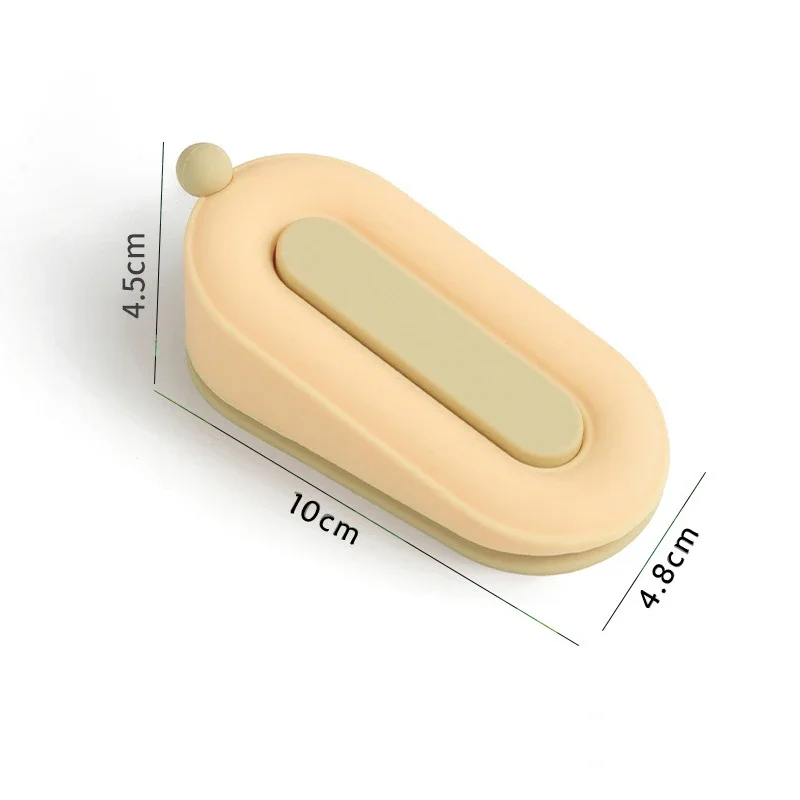 Removable Door Stopper, Doughnut Shape Silicone Stopper, Wedge for Carpet, Anti-Collision and Wind Resistance Mat Door Any Floor