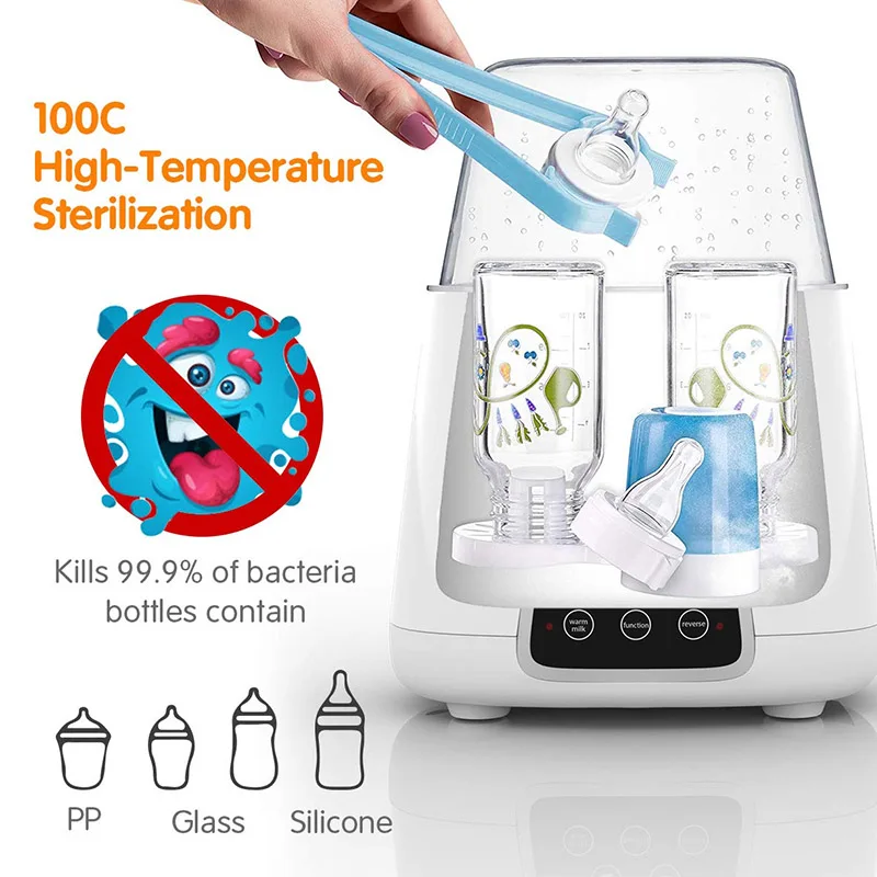 esterilizador de garrafa de bebê em multi função termostato inteligente automático garrafa de leite do bebê desinfecção garrafa de bebê aquecedor